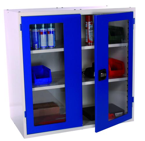 ARMOIRE PORTES BATTANTES TRANSPARENTES