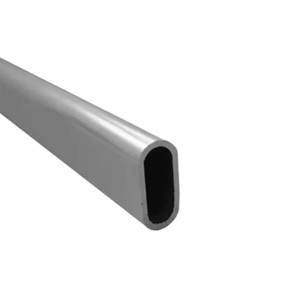 TUBE DE PENDERIE OVALE 30X15 MM DE 2M