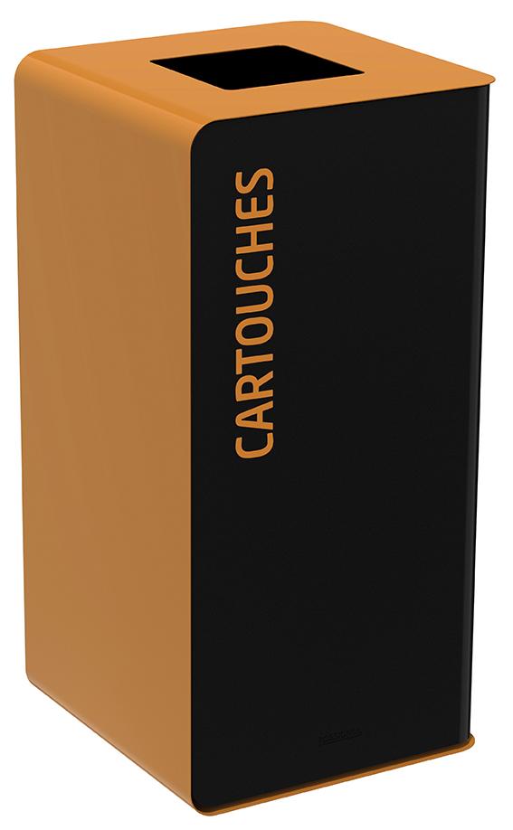 POUBELLE DE TRI CUBATRI EN ACIER POUDRE ANTI-UV