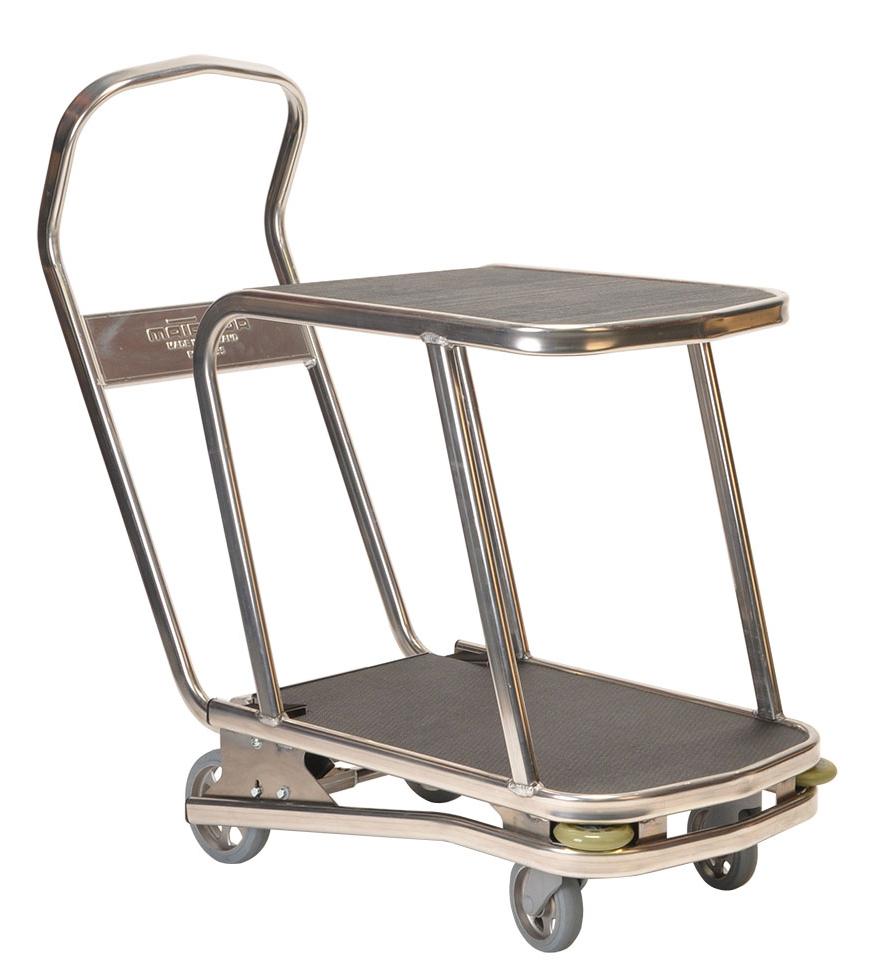 CHARIOT ALUMINIUM 2 PLATEFORMES