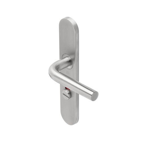 Ensemble double bequille sur plaque JADE série 1194 - voyant- inox