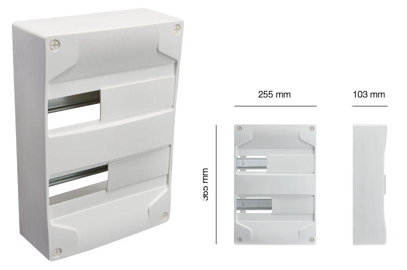 COFFRET À ÉQUIPER 2 RANGÉES 26 MODULES