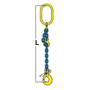 ELINGUE CHAINE REGLABLE CROCHET AUTOMATIQUE