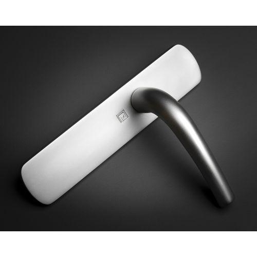 HERACLES B-SALOME-31 ensemble sur plaques entraxe 165 mm bec de cane argent SALO