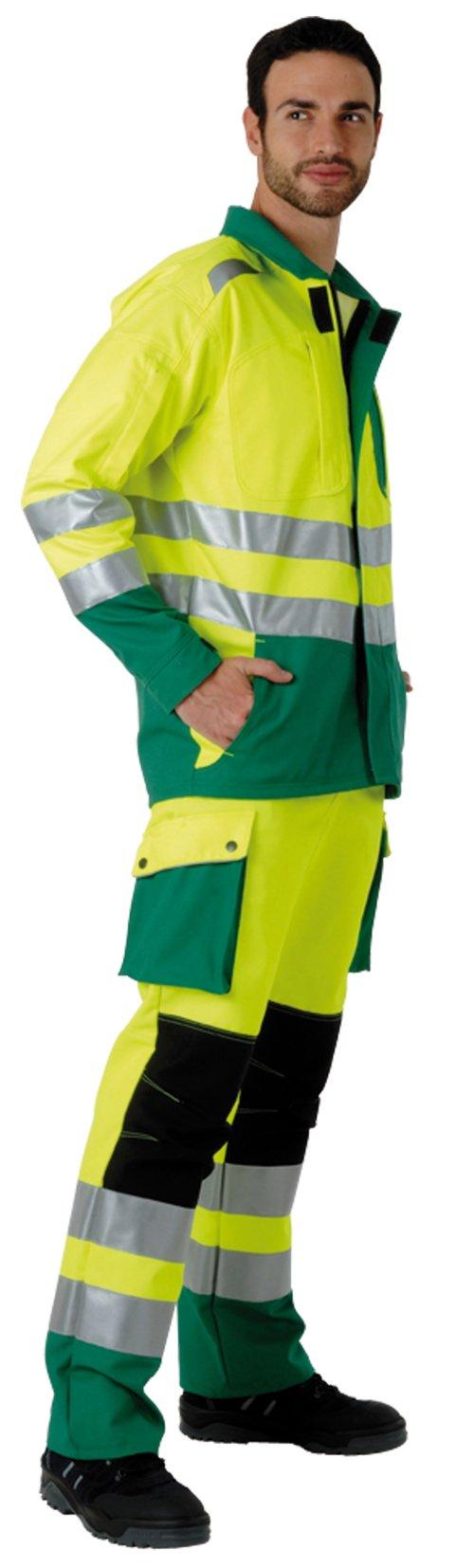 PANTALON HAUTE VISIBILITE ROADY JAUNE/VERT TAILLE 36 A 60