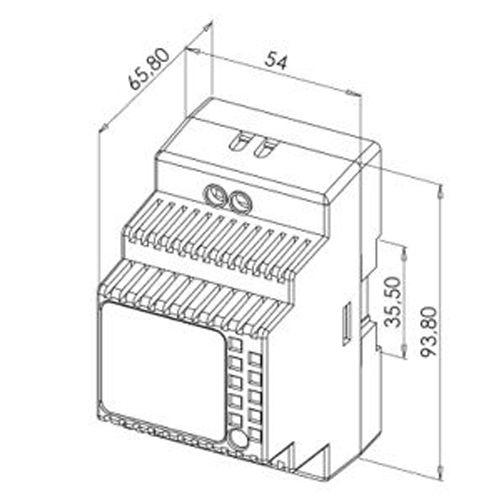 HERACLES PCA-alimRD242 alimentation à découpage rail DIN 3 modules 2 A 48 W
