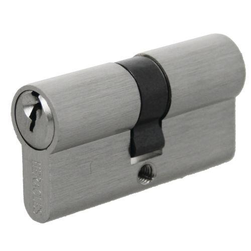 Cylindre provisoire de chantier s'entrouvrant 30 x 30 mm nickelé - Variure KA5