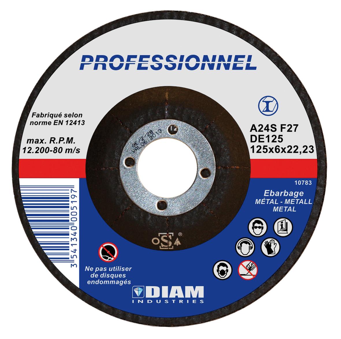 DISQUE A EBARBER DIA 125