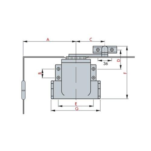 GROOM 706112 ferme-porte n° 6 avec bras réglable champagne CLASSIQUE