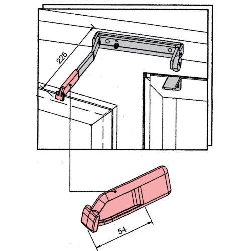 HERACLES F-8535-ARG sélecteur de fermeture argent