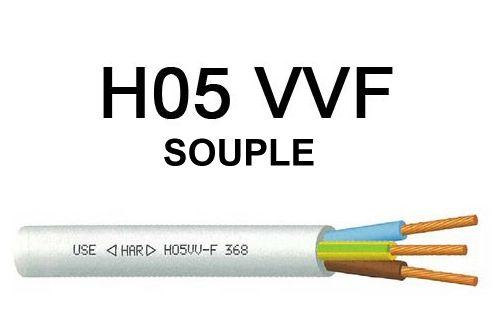 CABLE SOUPLE HO5VV-F