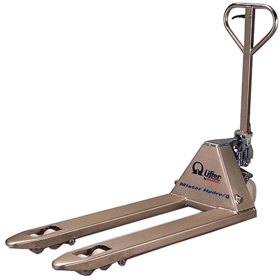 TRANSPALETTE GALVANISE 2,5 TONNES ROUES DIRECTRICES