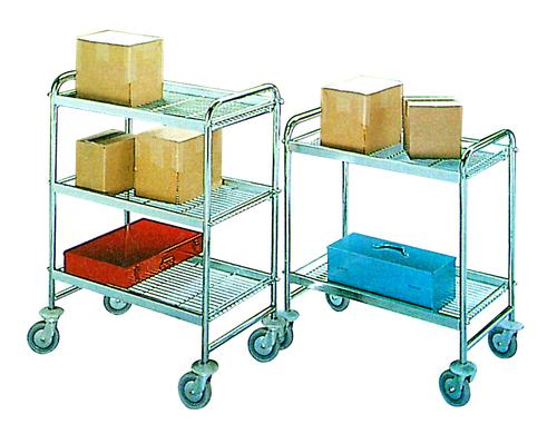 CHARIOT DE SERVICE CHROME 3 PLATEAUX