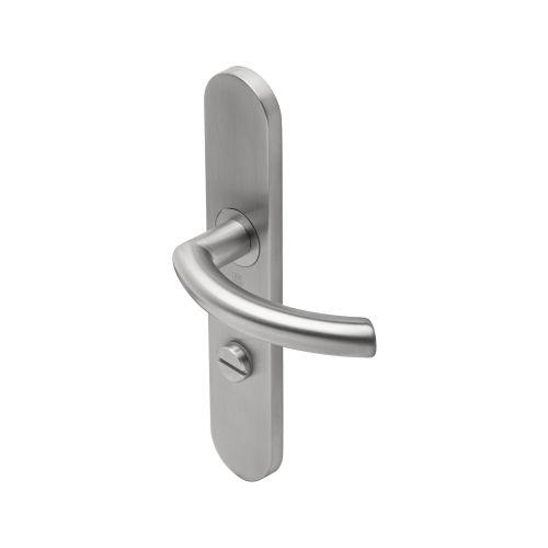 Ensemble double bequille sur plaque JADE série 1094 - Condamnation - inox brossé