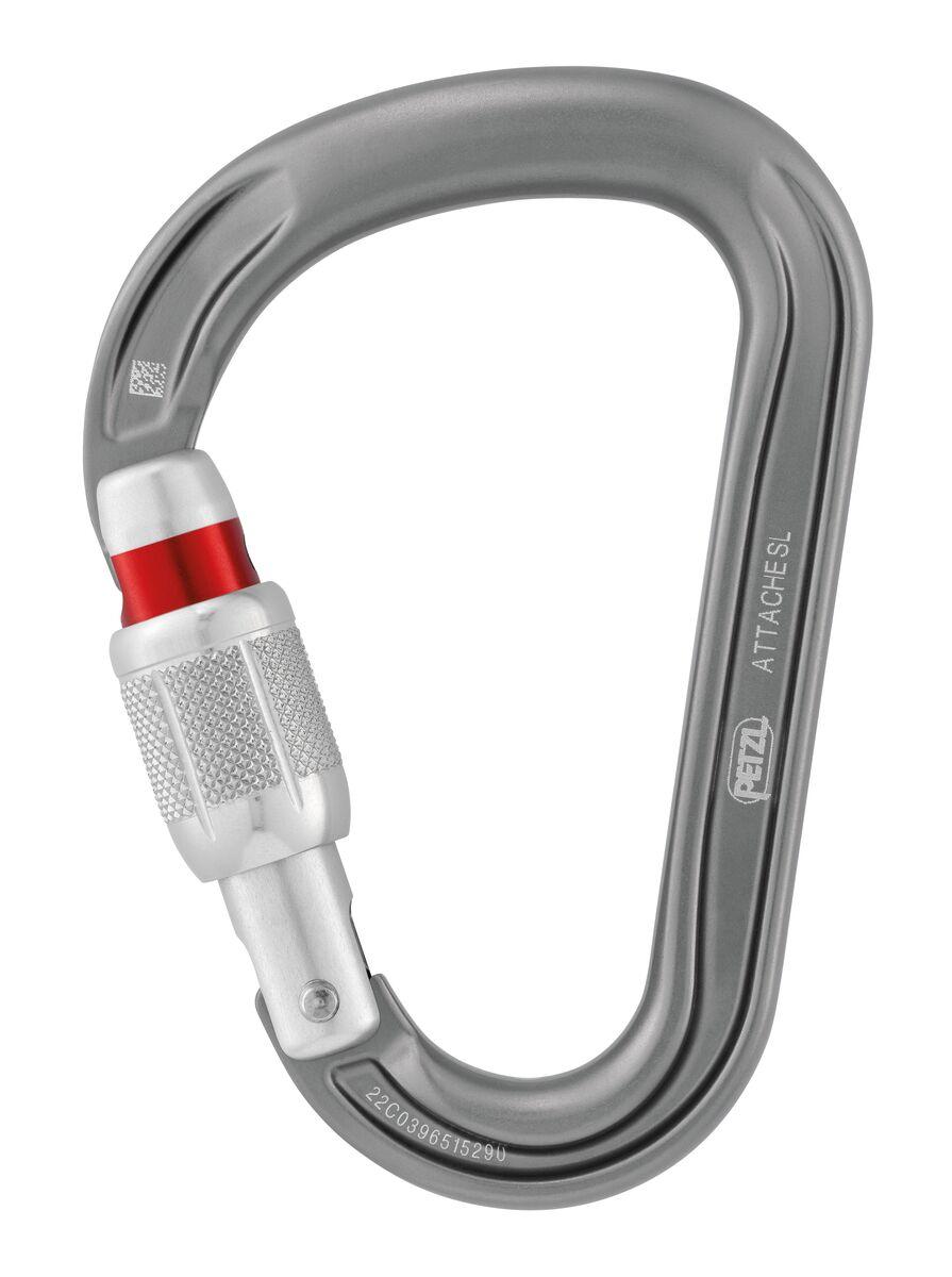 Mousqueton à verrouillage à vis, en forme de poire PETZL ATTACHE