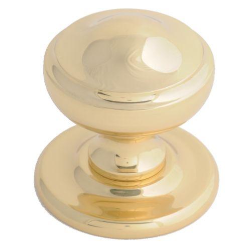 Bouton centre de porte MORGAN - Laiton poli