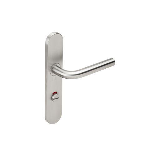 Ensemble double bequille sur plaque JADE série 1194 - voyant- inox