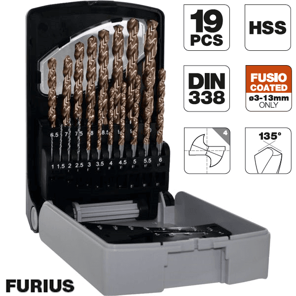 COFFRET FORETS FURIUS DIN 338