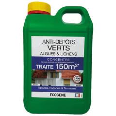 ANTI DEPOT VERT ALGUES ROUGE CONCENTRE 150M2 2L ECOGENE - 001180