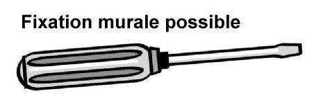 SOCLE 6 PRISES NOIR 3M AVEC