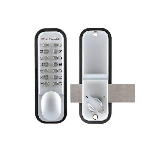 HERACLES HCODE-A verrou à code mécanique en applique pêne dormant réversible HCO