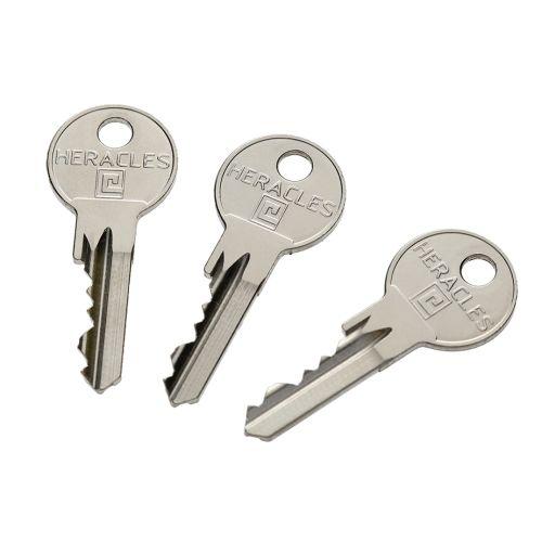 HERACLES C100115 demi-cylindre européen 5 goupilles 10 x 60 mm pour fermeture an