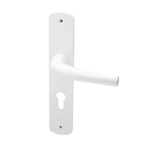 HERACLES B-SALOME-047 ensemble sur plaque aluminium entraxe 195 mm clé I blanc S