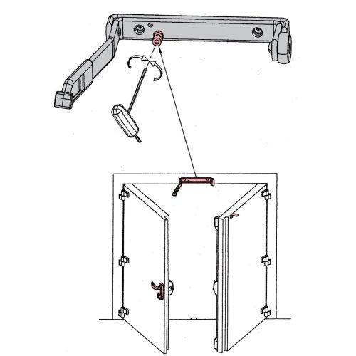 HERACLES F-8535-ARG sélecteur de fermeture argent