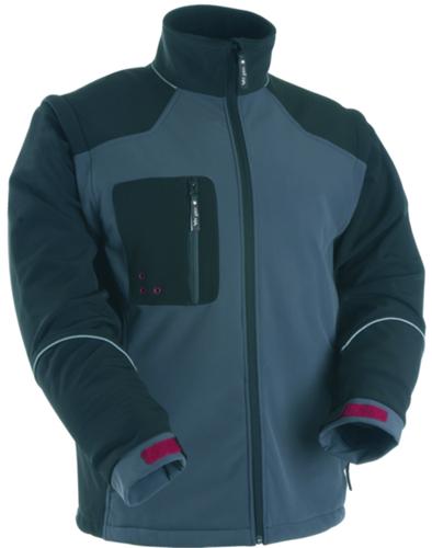 VESTE SOUPLE COUPE-VENT NOIR/GRIS/ROUGE TAILLE S A 4XL