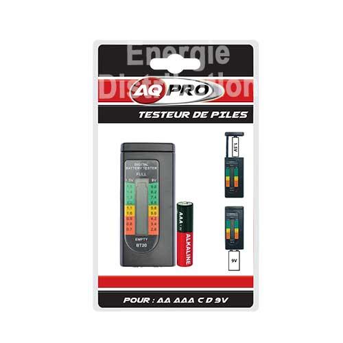 TESTEUR DE PILES AA-AAA-C-D-9V