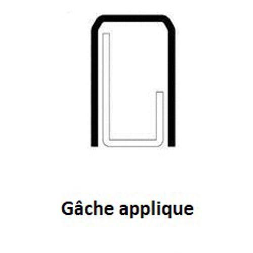 HERACLES NP1803SCG1B serrure carénée 5 points SESAME sans cylindre gâche appliqu