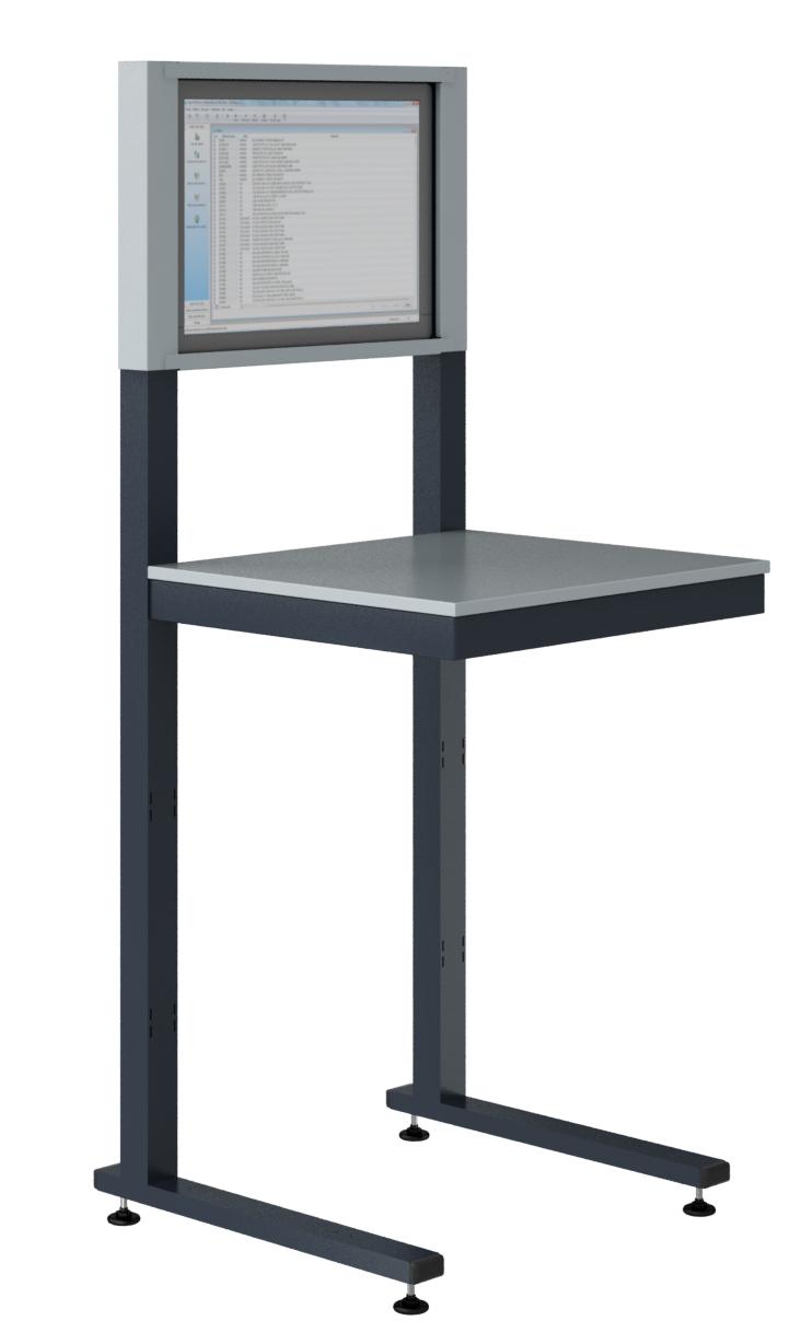 SUPPORT INFORMATIQUE SUR PATINS OU SUR ROULETTES