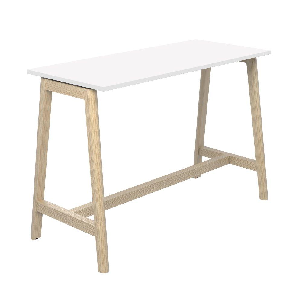 TABLE HAUTE BLANCHE 1600 X 700 X 1050