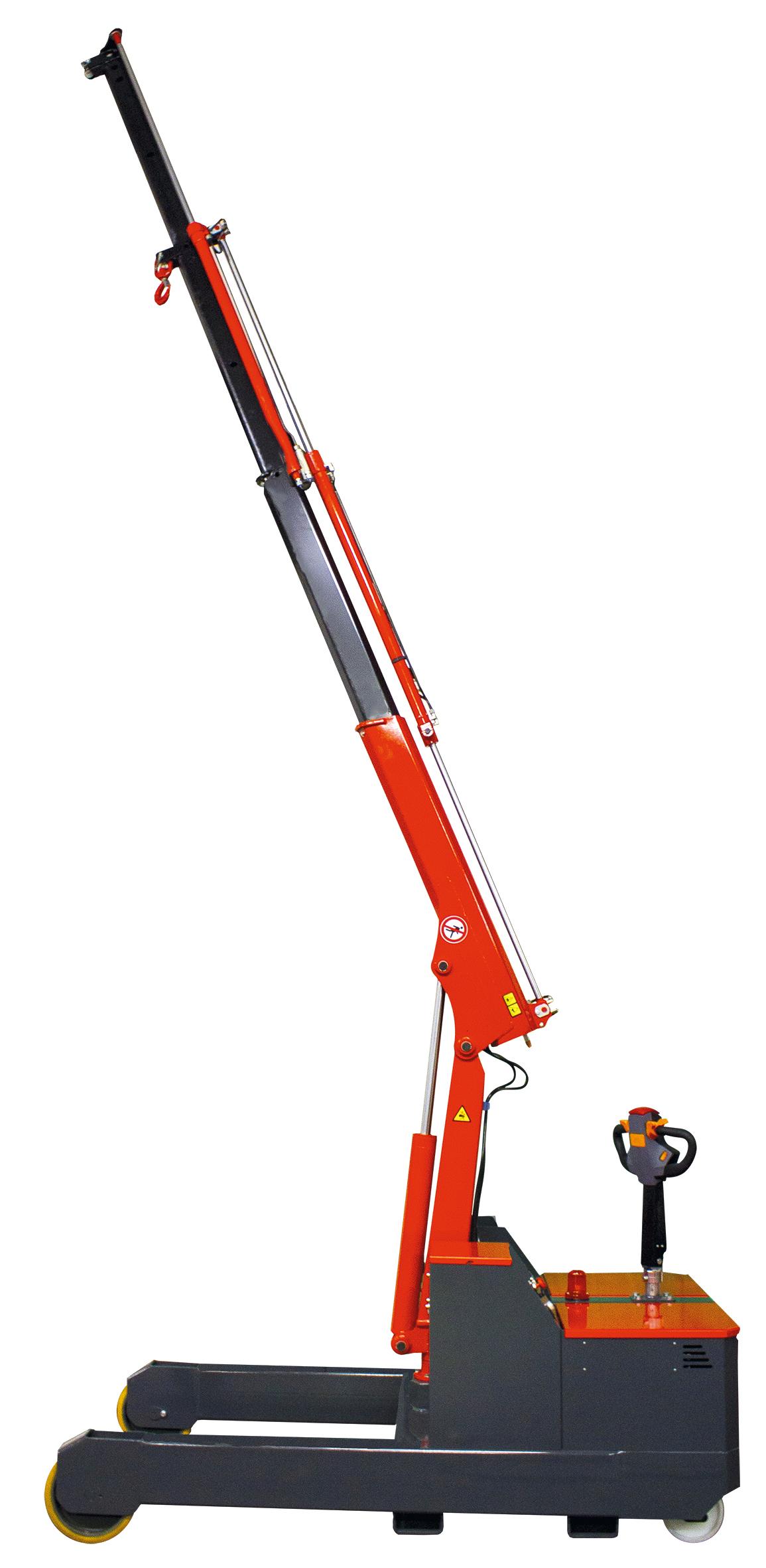 GRUE PORTE-A-FAUX ROTATIVE MOTORISEE 2000 KG
