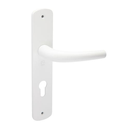 HERACLES B-SALOME-047 ensemble sur plaque aluminium entraxe 195 mm clé I blanc S