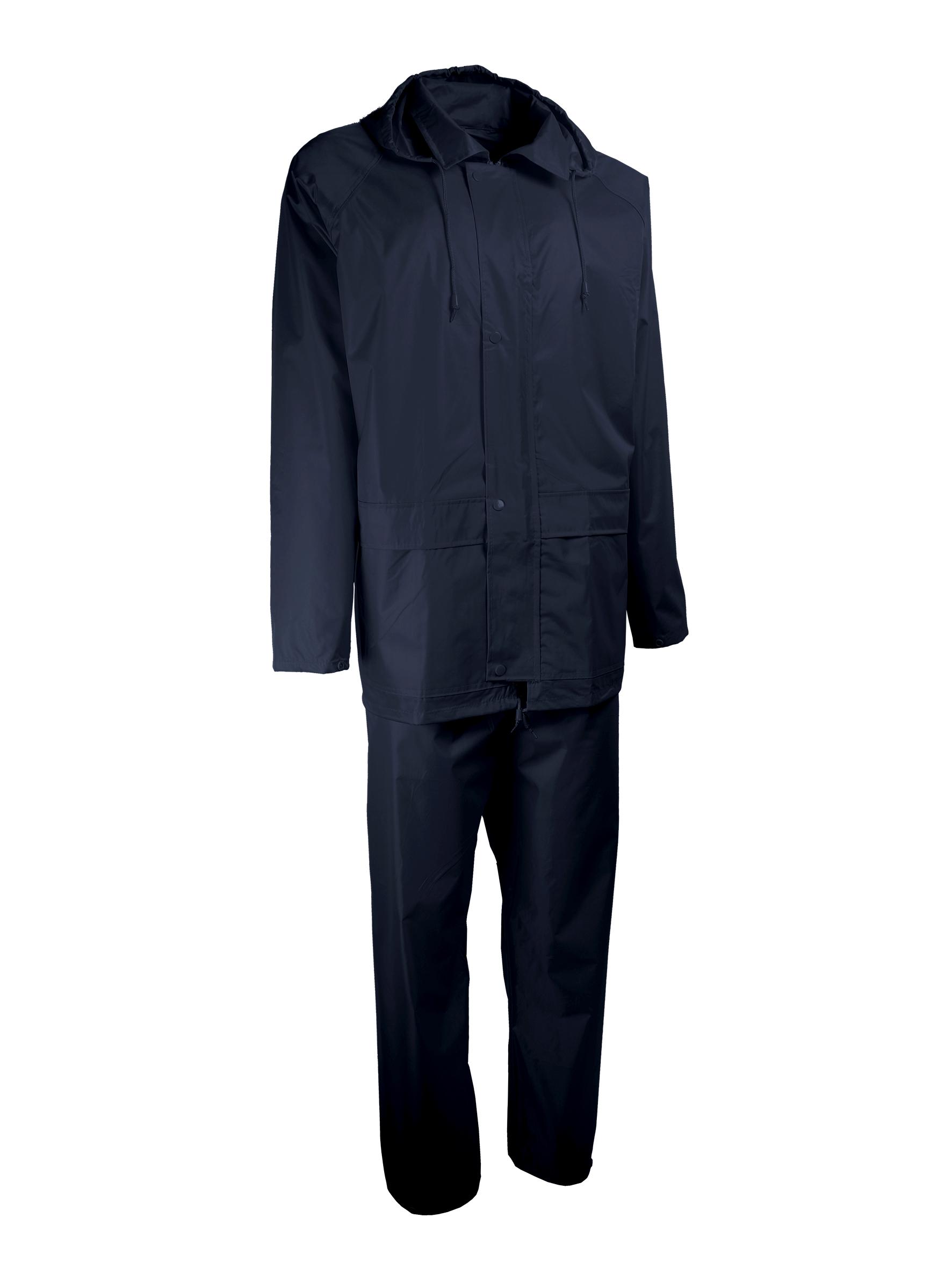 Ensemble de pluie PVC souple Bleu