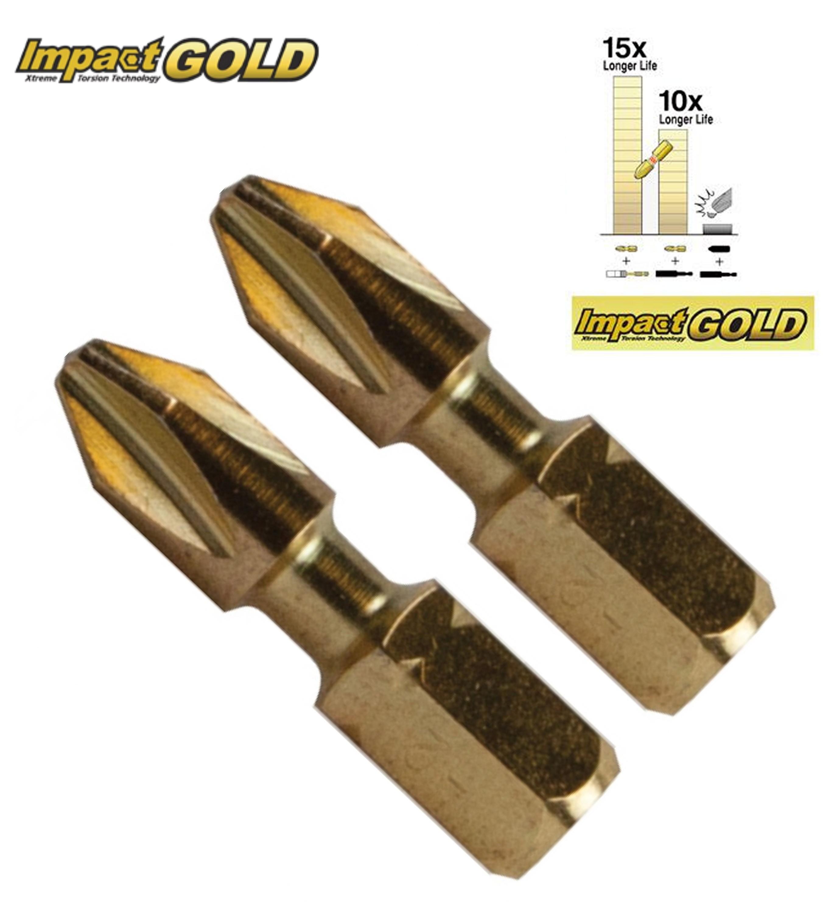 SET 2 EMBOUTS IMPACT TORSION G
