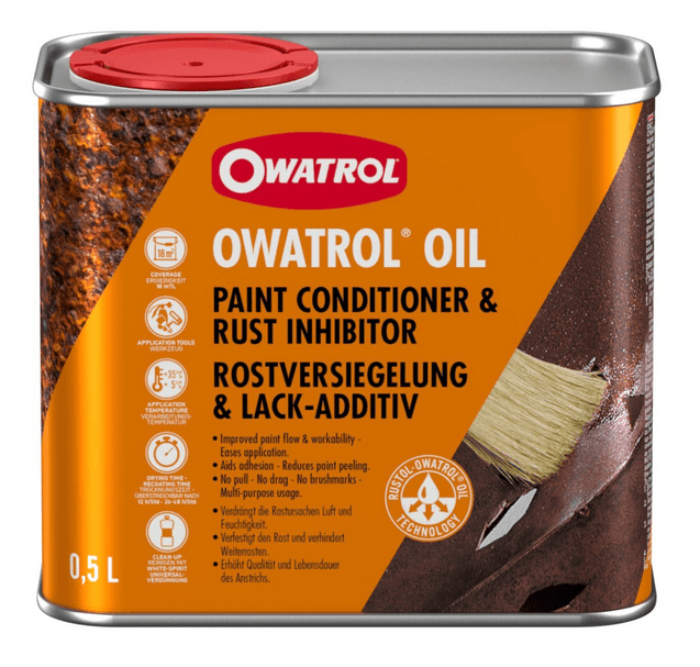 Primaire antirouille haute résistance RUSTOL® OWATROL 0,5L