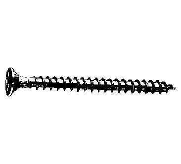 Vis VBA Tête Fraisés TORX Acier Zingué Bichromaté