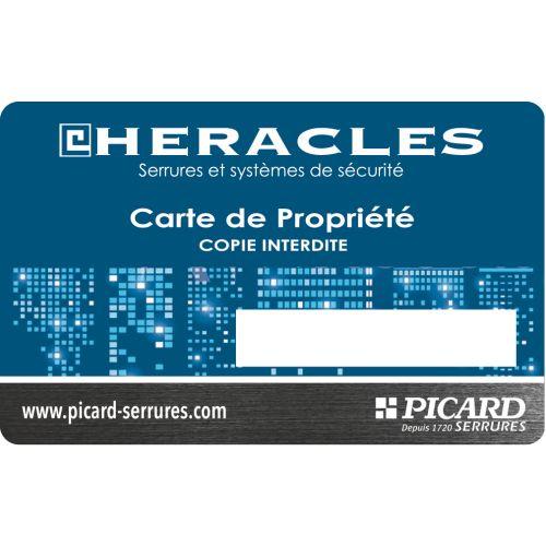 HERACLES VK0710H0204 Serrure carénée SERENIS 710 A2P*** gauche blanche GA avec e
