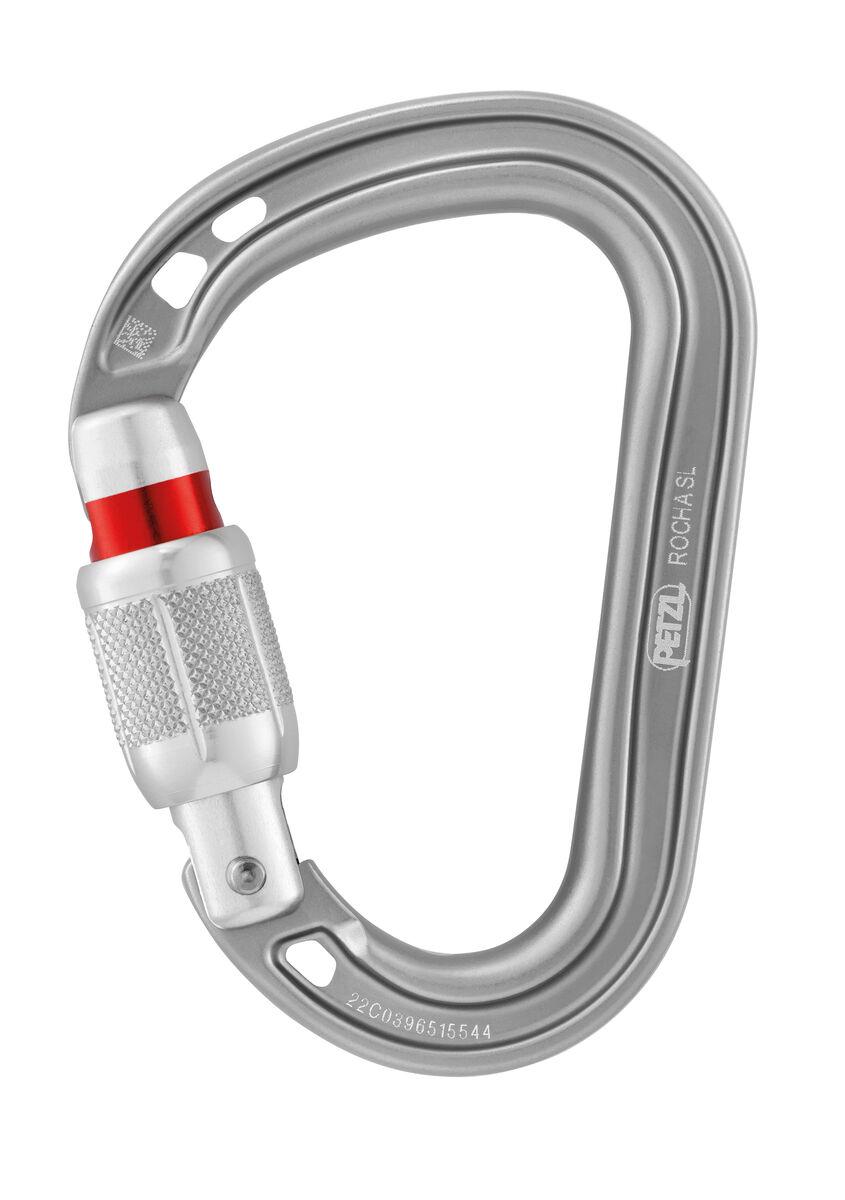 MOUSQUETON ULTRA LEGER PETZL ROCHA SCREW-LOCK