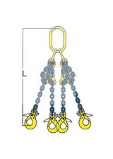 ELINGUE CHAINE REGLABLE CROCHET AUTOMATIQUE