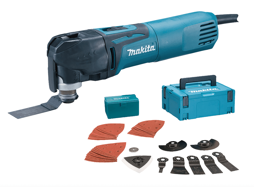 Découpeur oscillant multifonctions + Accessoires - MAKITA TM3010CX3J