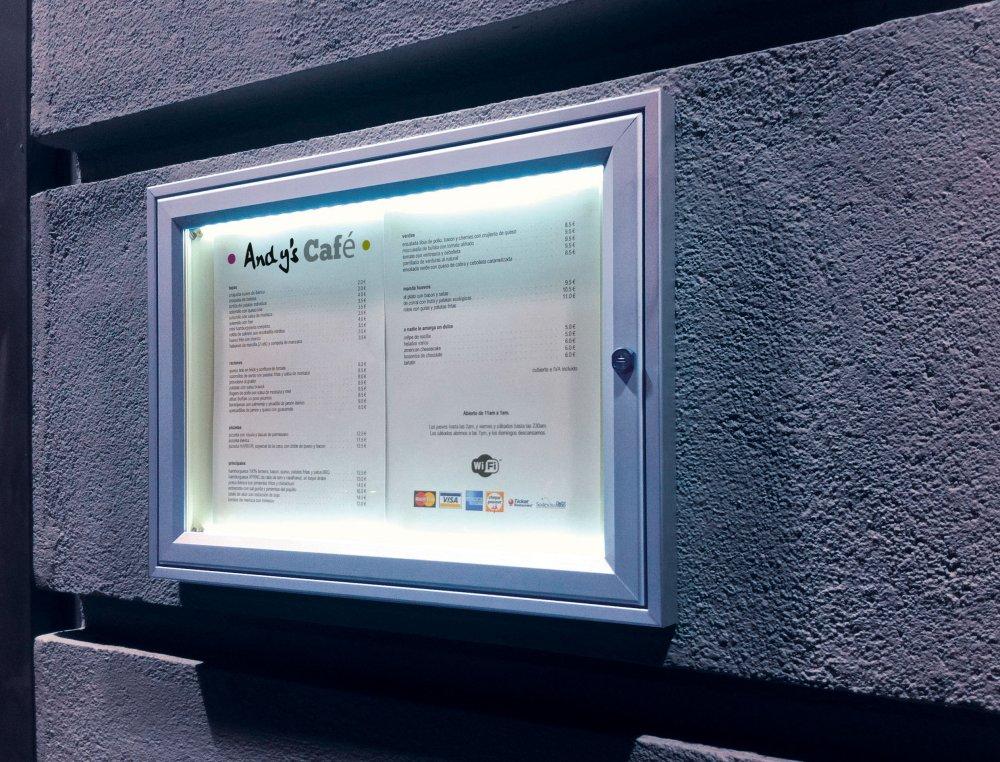VITRINE D'AFFICHAGE EXTERIEUR