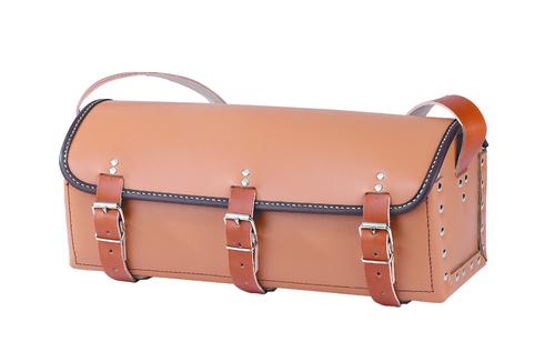 SAC A OUTILS TYPE PLOMBIER EN CROUTE DE CUIR