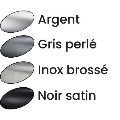 HERACLES B-SALOME-20 ensemble sur plaque entraxe 195 mm palière SGN2 argent SALO