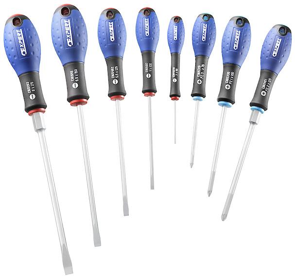 JEU DE 8 TOURNEVIS - FENTE/PZ