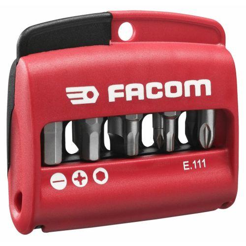 Coffret mixte de 10 embouts 1/4'' Facom série 1 avec porte-embout N°2