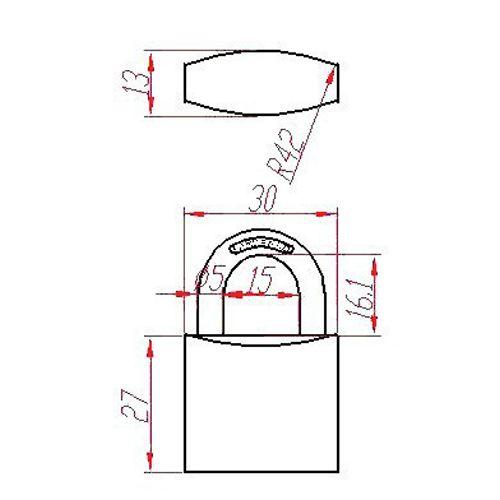 Cadenas laiton HERACLES MV UNO s'entrouvrant