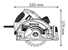 Scie circulaire GKS 65 G Professional (coffret L-Boxx) - BOSCH 0601668901